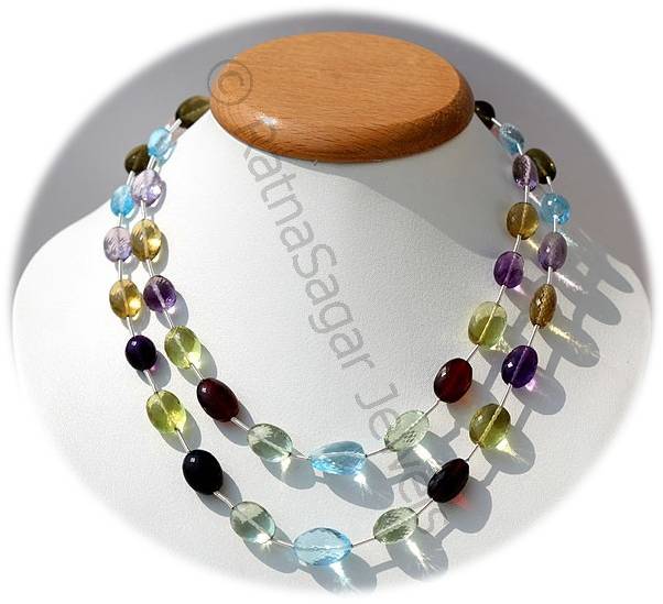 Semi Precious Multi Gemstone Beads