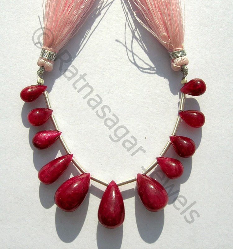 ruby gemstone beads