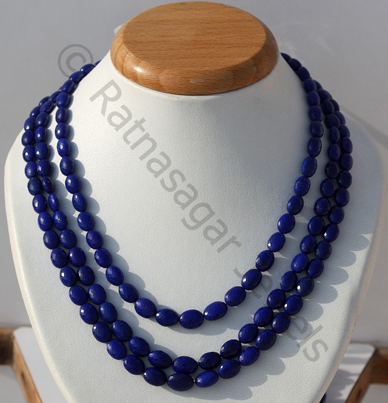 Lapis gemstone beads
