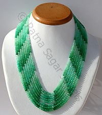 Chrysoprase Gemstone-Faceted Rondelles