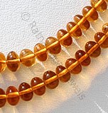 Citrine Gemstone-Plain Beads