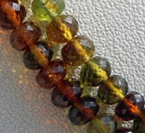 Tourmaline Gemstone Beads  Faceted Roundels