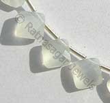 Peach Moon  Stone  Puffed Diamond Cut