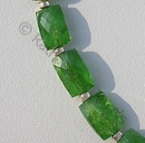 Tsavorite  Faceted Rectangles