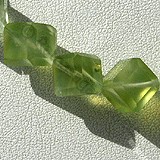 Prehnite Gemstone  Faceted Cube