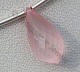 Rose Quartz Gemstone  Chandelier Briolettes
