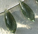 Green Amethyst  Chandelier Briolettes