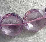 Pink Amethyst  Coin