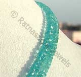 Apatite Gemstone Beads  Faceted Roundels
