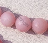 Pink Opal Gemstone  Faceted Rounds