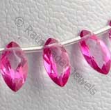Pink Topaz Gemstone  Marquise