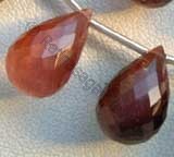 Cats Eye Scapolite  Tear Drops Briolettes