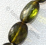 Tourmaline Gemstone Beads  Oval Faceted