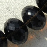 Smoky Quartz Gemstone  Faceted Roundels