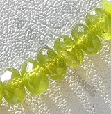 Vesuvianite  Faceted Roundels