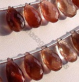 Cats Eye Scapolite  Flat Pear Briolettes