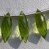 Peridot Gemstone Beads  Dew Drops
