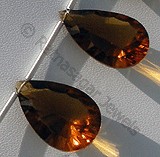 Cognac Quartz  Concave Cut Pan