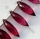 Rubellite Garnet  Dew Drops