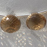 Champagne Citrine  Onion Shape