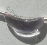 Pink Amethyst  Moon Shape