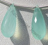 Dyed Chalcedony  Tear Drops Briolettes