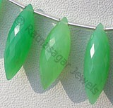 Chrysoprase Gemstone  Dew Drops