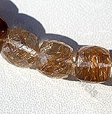 Copper Rutilated Quartz  Faceted Cube