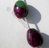 Ruby Zoisite  Faceted Nuggets