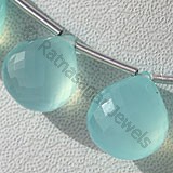 Dyed Chalcedony  Heart Briolettes