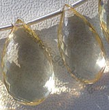 Scapolite Gemstone  Flat Pear Briolettes