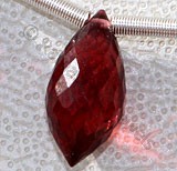 Rubellite Garnet  Chandelier Briolettes