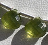 Vesuvianite  Heart Briolettes