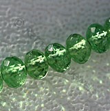 Tsavorite  Faceted Roundels