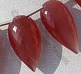 Rhodochrosite Gemstone  Conch Briolettes