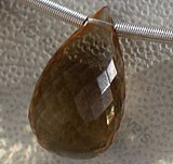 Champagne Citrine  Tear Drops Briolettes