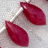 Pink Sapphire Gemstone  Chandelier Briolettes