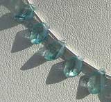 Zircon Gemstone  Twisted Flat Pear