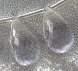 White Topaz  Tear Drops Briolettes