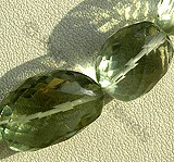 Green Amethyst  Faceted Nuggets