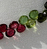 Tourmaline Gemstone Beads  Heart Briolettes