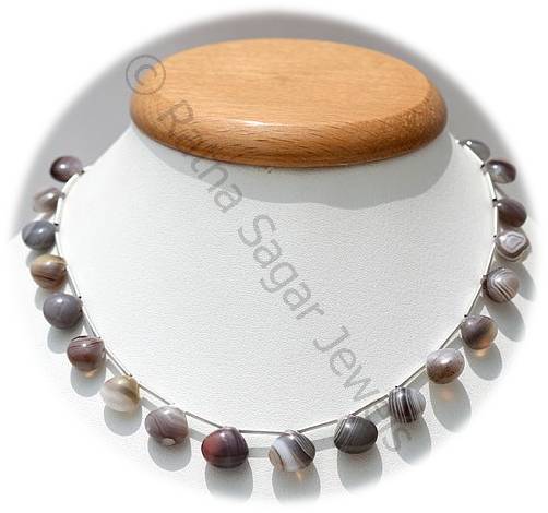 Botswana Agate Gemstone Beads