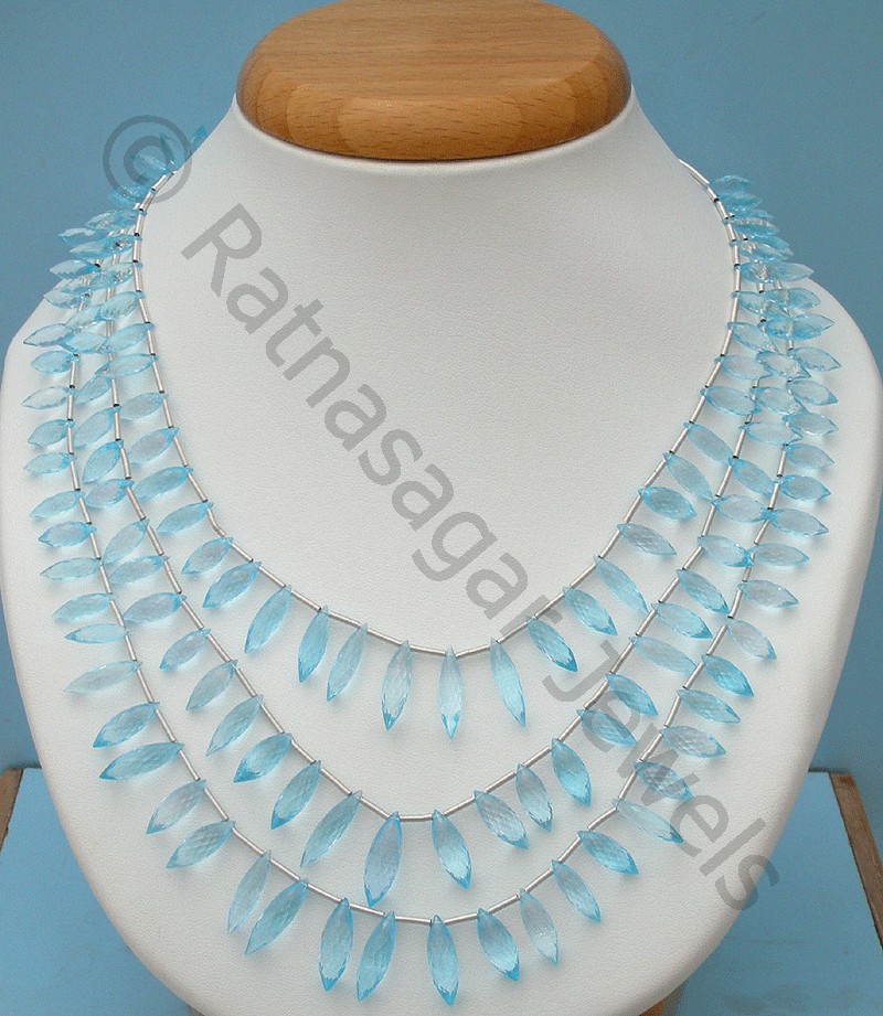 blue topaz gemstones