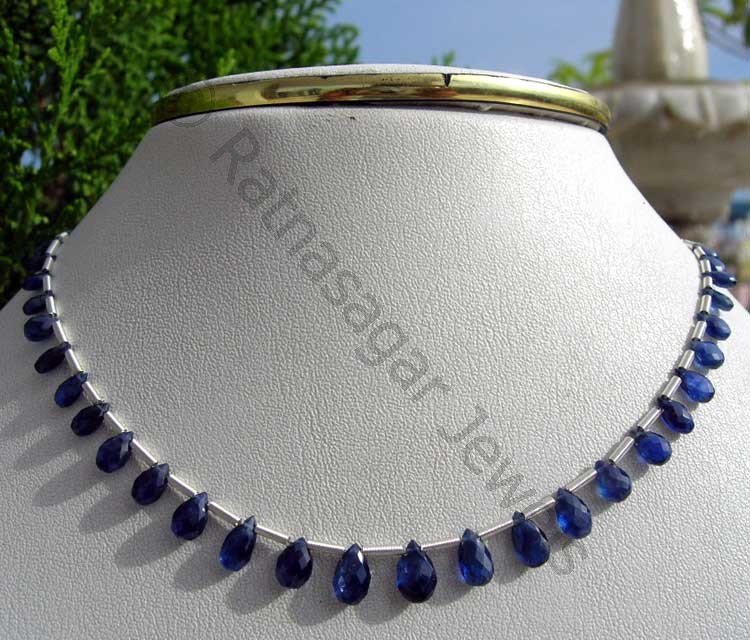 sapphire gemstone beads