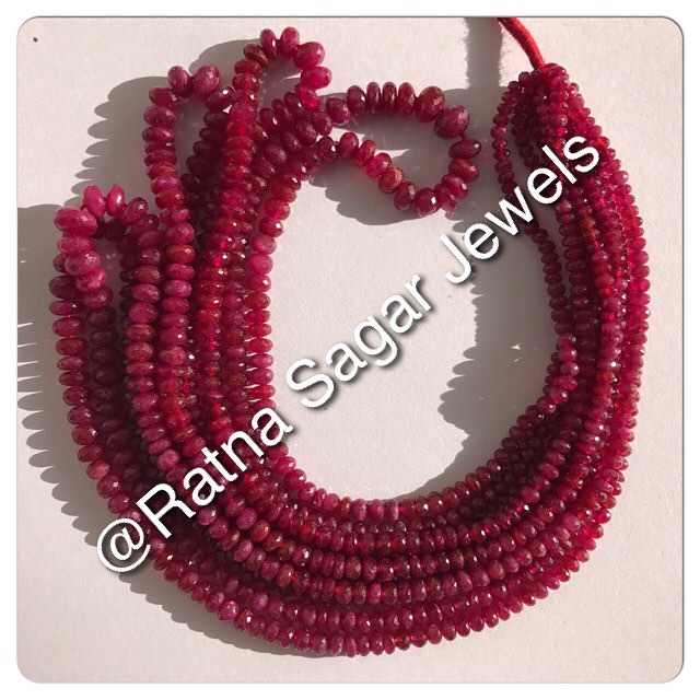 Ruby gemstones