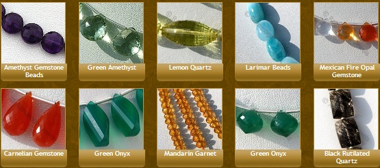Some facets associated with gemstone beads