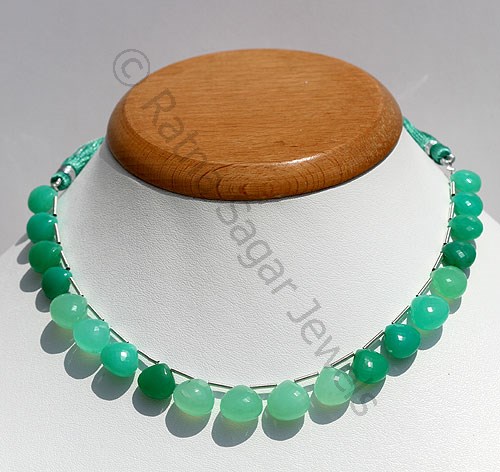 For the Lovers of Gemstone Beads- Chrysoprase!