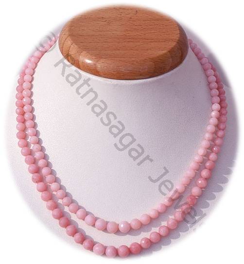 Pink Opal Gemstone Beads