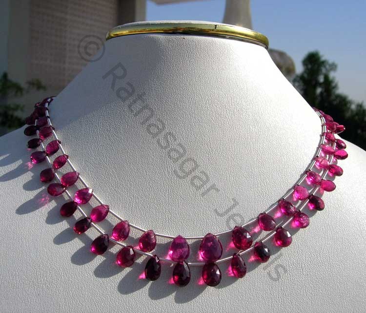 Pink Tourmaline gemstones