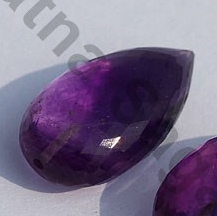 Amethyst Half Drilled Gemstones